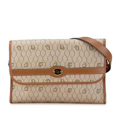 Honeycomb Coated Canvas Crossbody