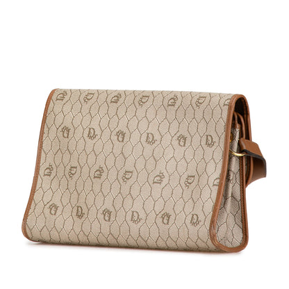 Honeycomb Coated Canvas Crossbody