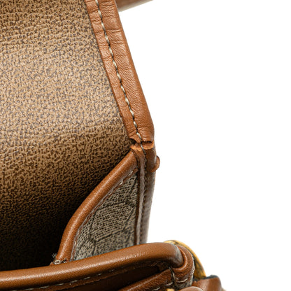 Honeycomb Coated Canvas Crossbody