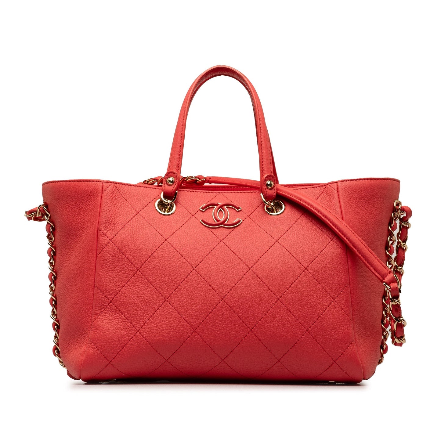 CHANEL Small Bullskin Neo Soft Shopping Tote Satchel