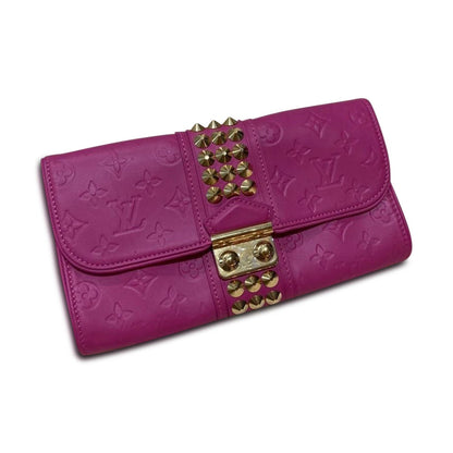Louis-Vuitton New of Sarah Wallet in Dark Purple Vernis