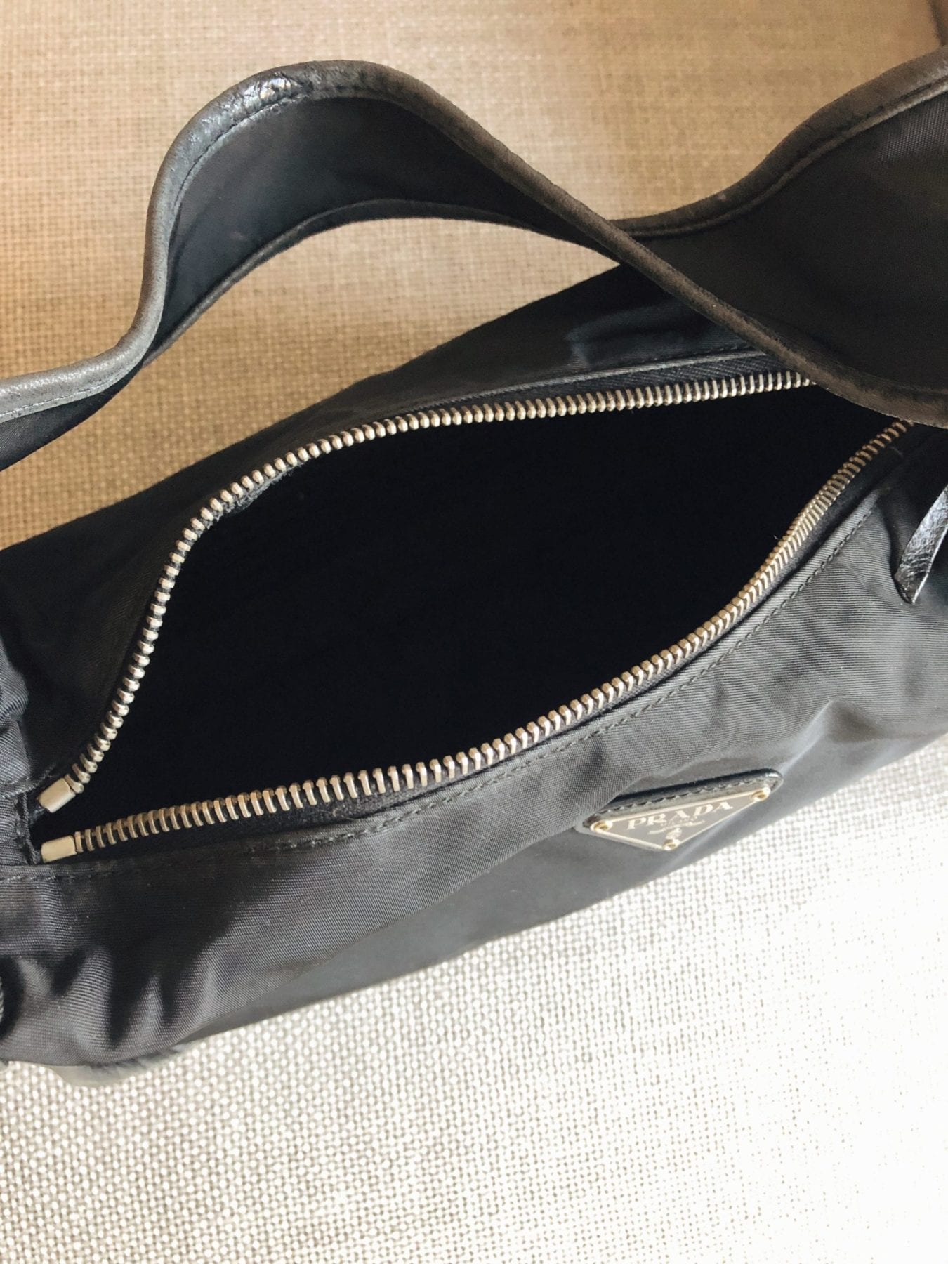 Prada Nylon Black Shoulder Bag