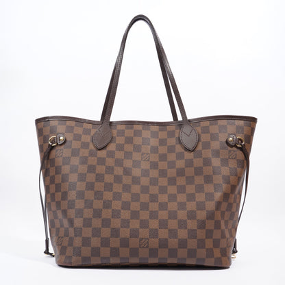 Louis Vuitton Neverfull MM Damier Ebene Coated Canvas