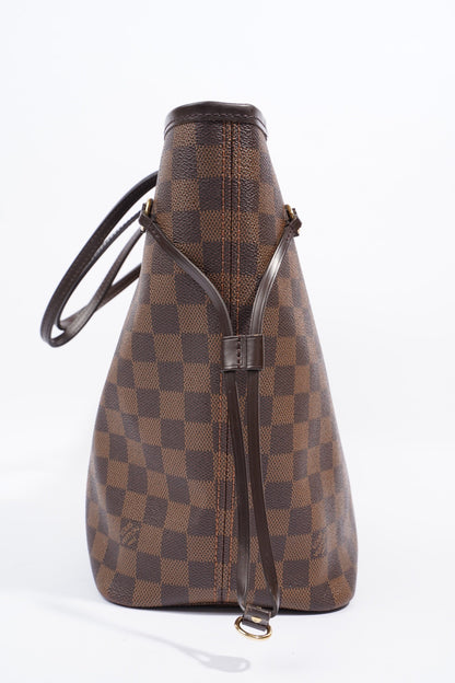 Louis Vuitton Neverfull MM Damier Ebene Coated Canvas