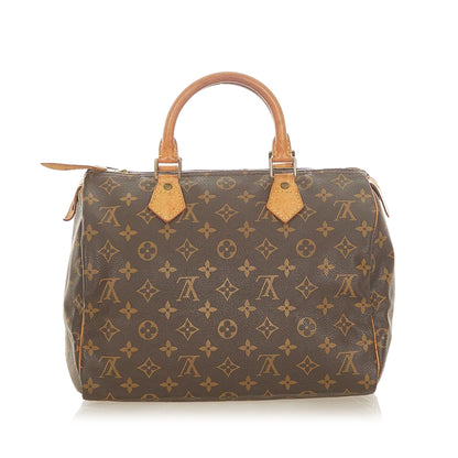 Louis-Vuitton Louis Vuitton Monogram Speedy 30 Brown