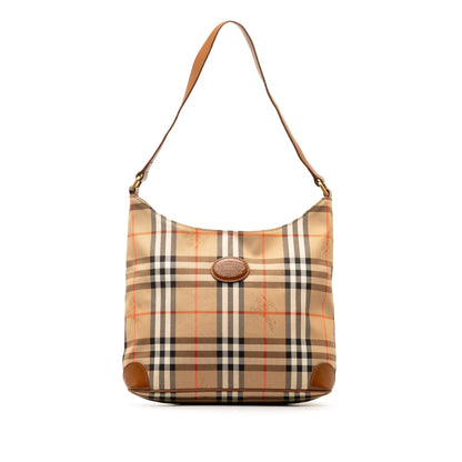 BURBERRY Haymarket Check Shoulder Bag