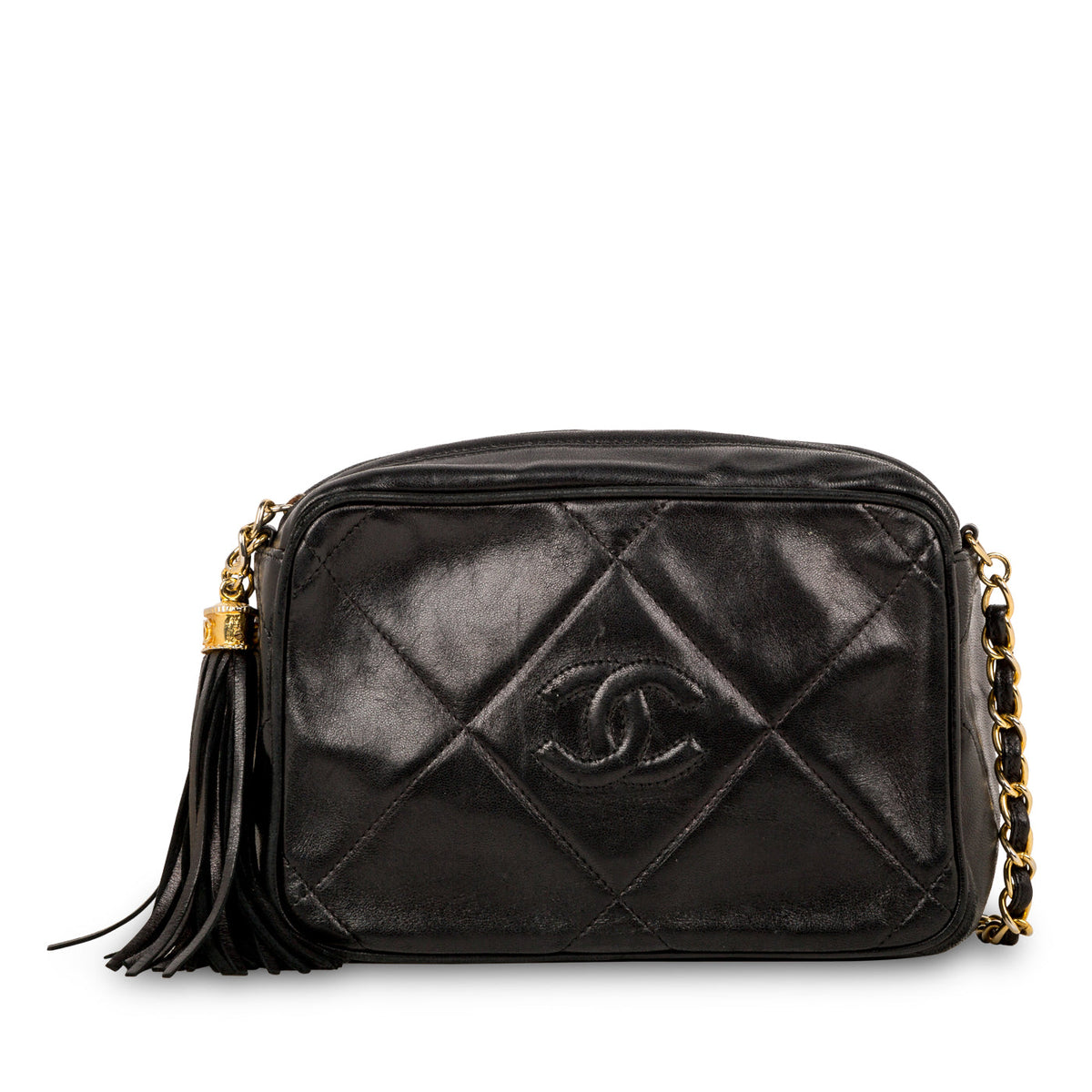 Vintage Lambskin Tassel Bag