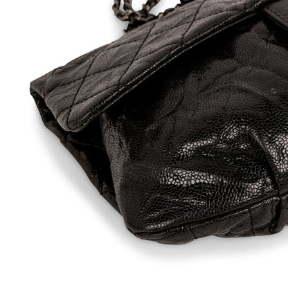 Glazed Caviar Medium Elastic Flap Bag
