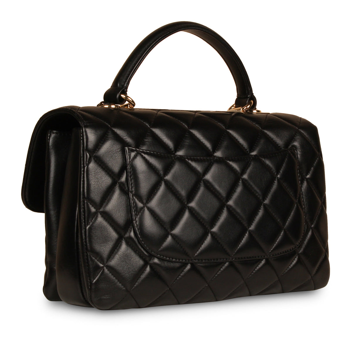 Trendy CC Flap Bag - Medium Black
