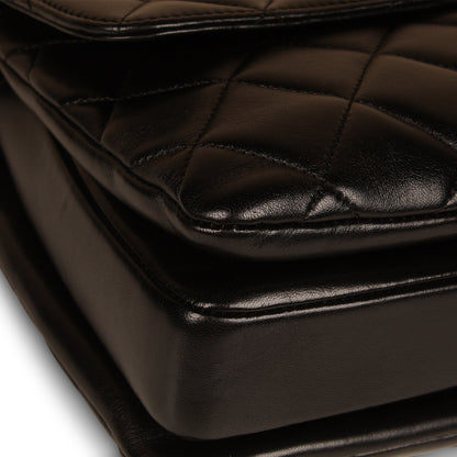 Trendy CC Flap Bag - Medium Black