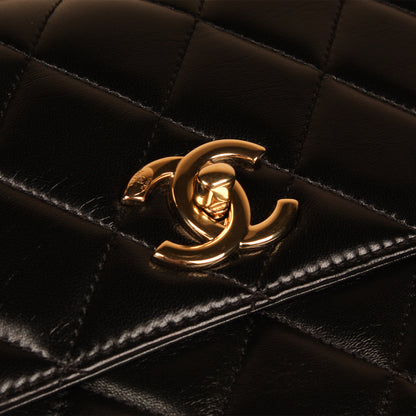 Trendy CC Flap Bag - Medium Black