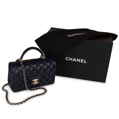 Classic Flap Bag - Mini Rectangular Top Handle