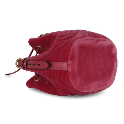 Marmont Bucket - Pink Velvet