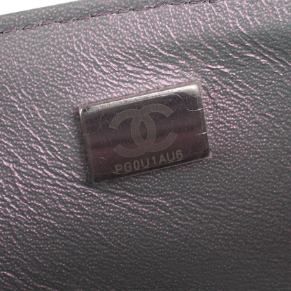 Mini Rectangular Flap Bag - Iridescent Silver