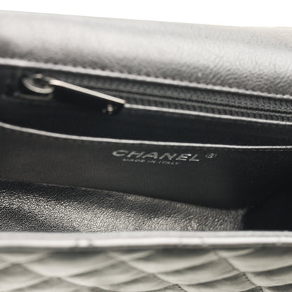 Mini Square Classic Flap - Black Calfskin