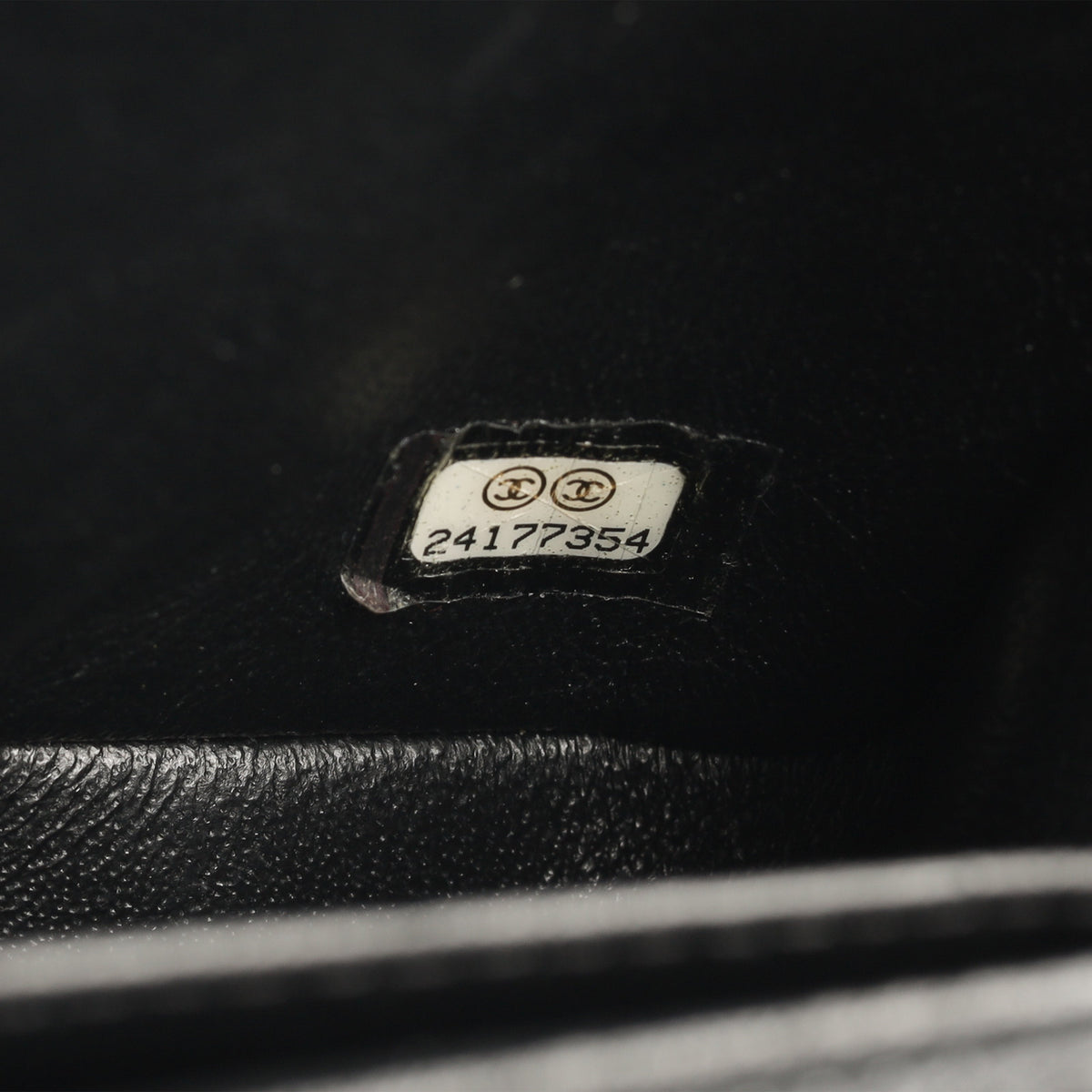 Mini Square Classic Flap - Black Calfskin