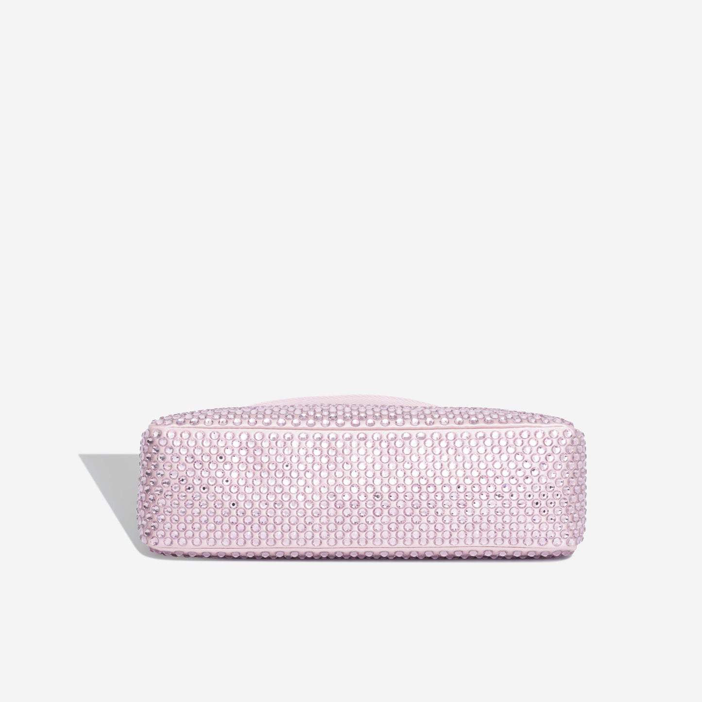 Satin Mini Bag with Crystals