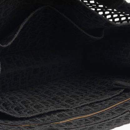 Dior Large Book Tote - Black Mesh