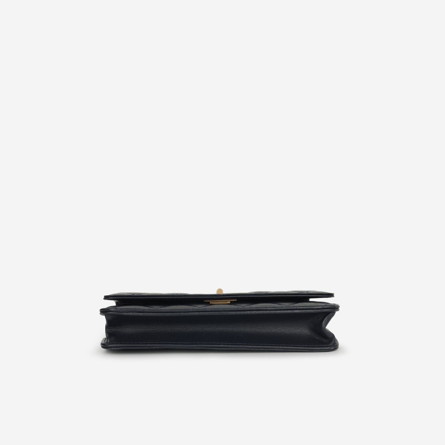 Chanel Re-issue Wallet on Chain Navy Aged Calfskin GHW 2018