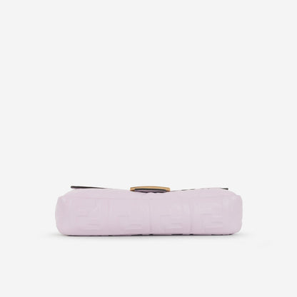 Fendi - Medium Baguette - Lilac Zucca Nappa GHW -