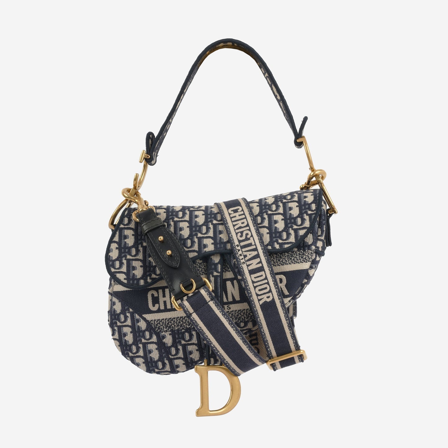 Dior - Medium Saddle Bag - Oblique Canvas GHW -  - 2021
