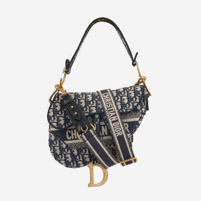 Dior - Medium Saddle Bag - Oblique Canvas GHW -  - 2021