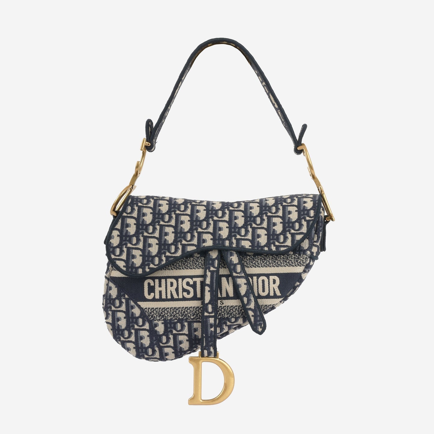 Dior - Medium Saddle Bag - Oblique Canvas GHW -  - 2021