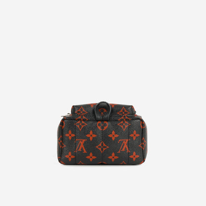 Louis Vuitton - Mini Palm Springs Backpack - Black/Red Infrarouge SHW - Pre Loved - 2017