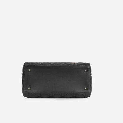 Dior - Lady Dior - Black Cannage Lambskin CGHW - 2020 -