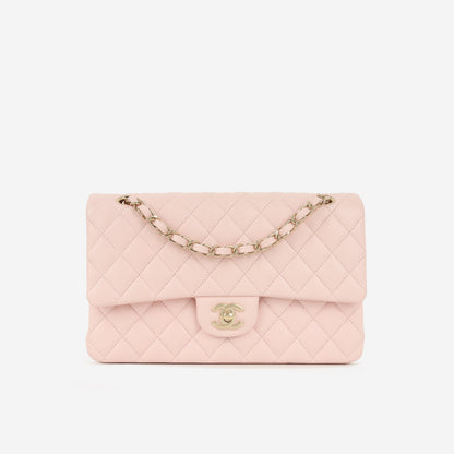 Chanel Medium Classic Flap - Light Pink Caviar | Champagne Gold Hardware