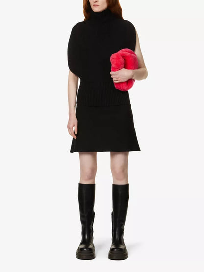BOTTEGA VENETA MINI JODIE SHEARLING HANDBAG