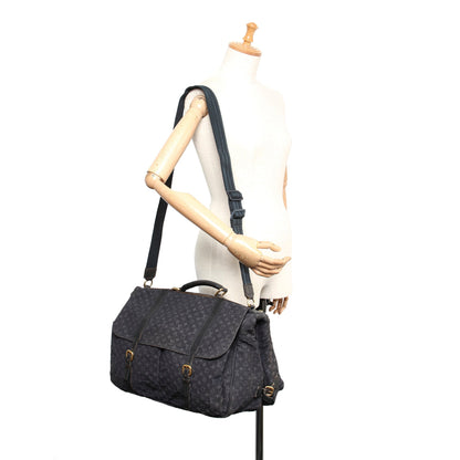 Louis-Vuitton Monogram Mini Lin Denise Blue