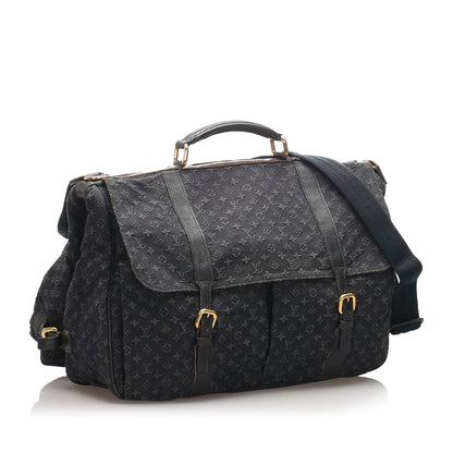 Louis-Vuitton Monogram Mini Lin Denise Blue
