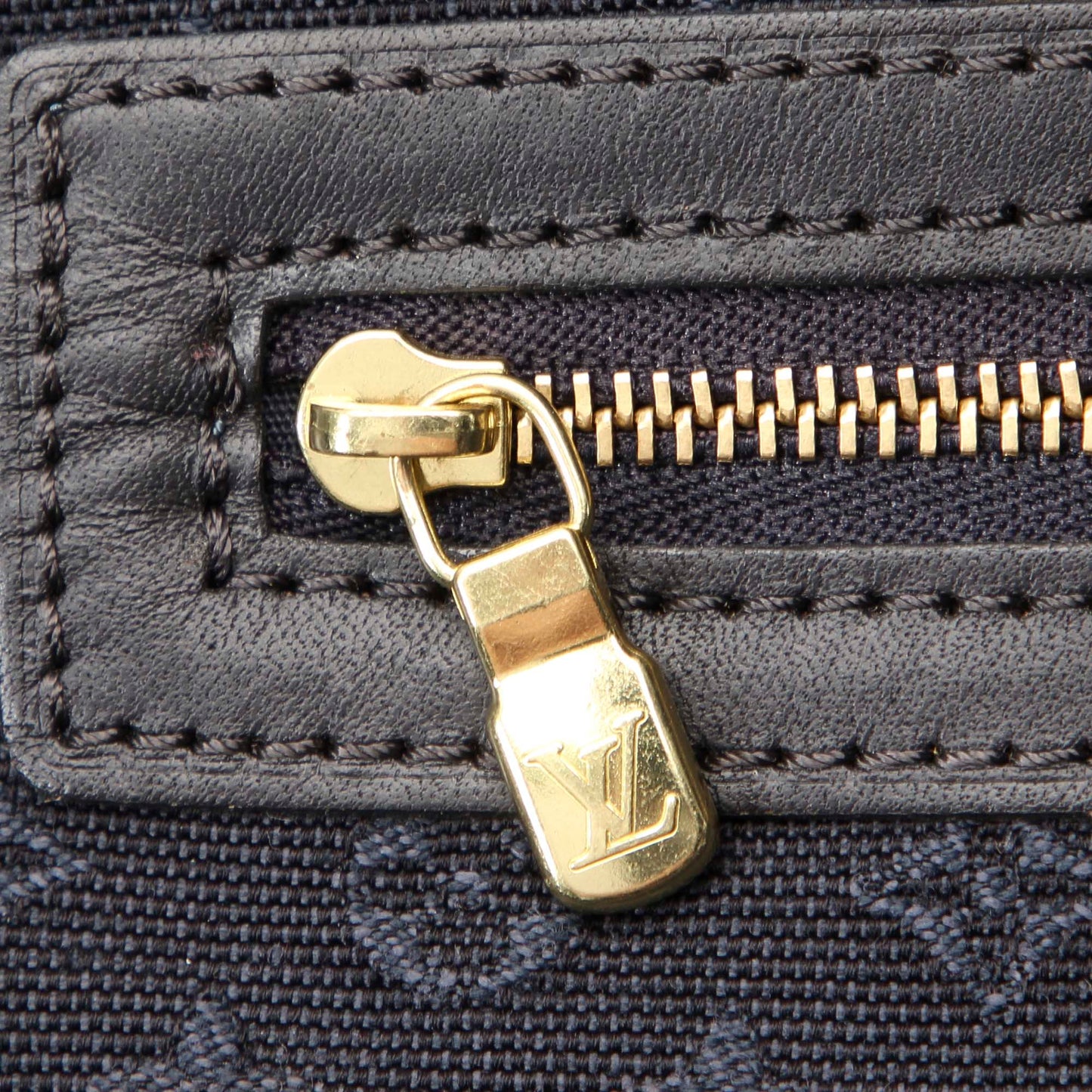 Louis-Vuitton Monogram Mini Lin Denise Blue