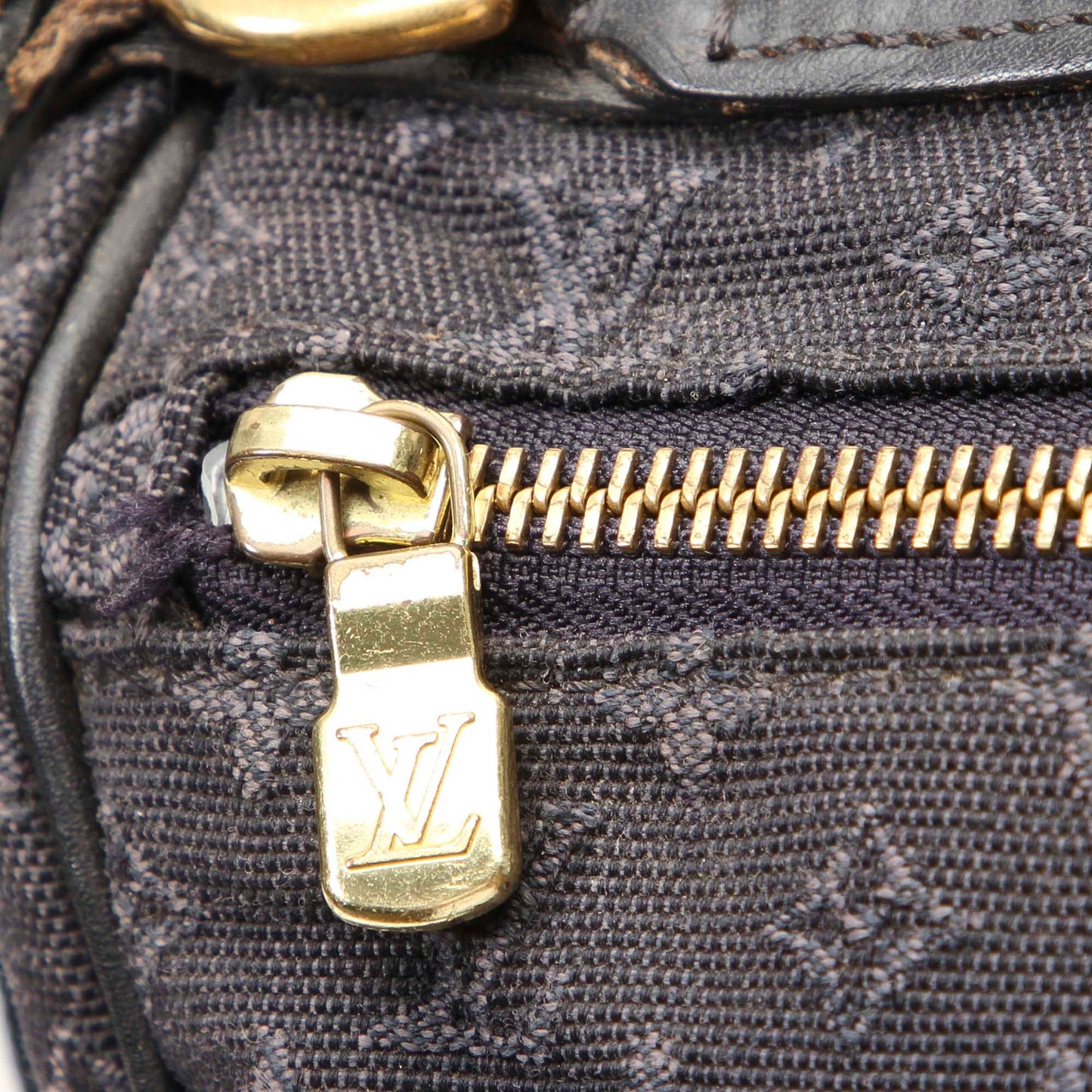 Louis-Vuitton Monogram Mini Lin Denise Blue