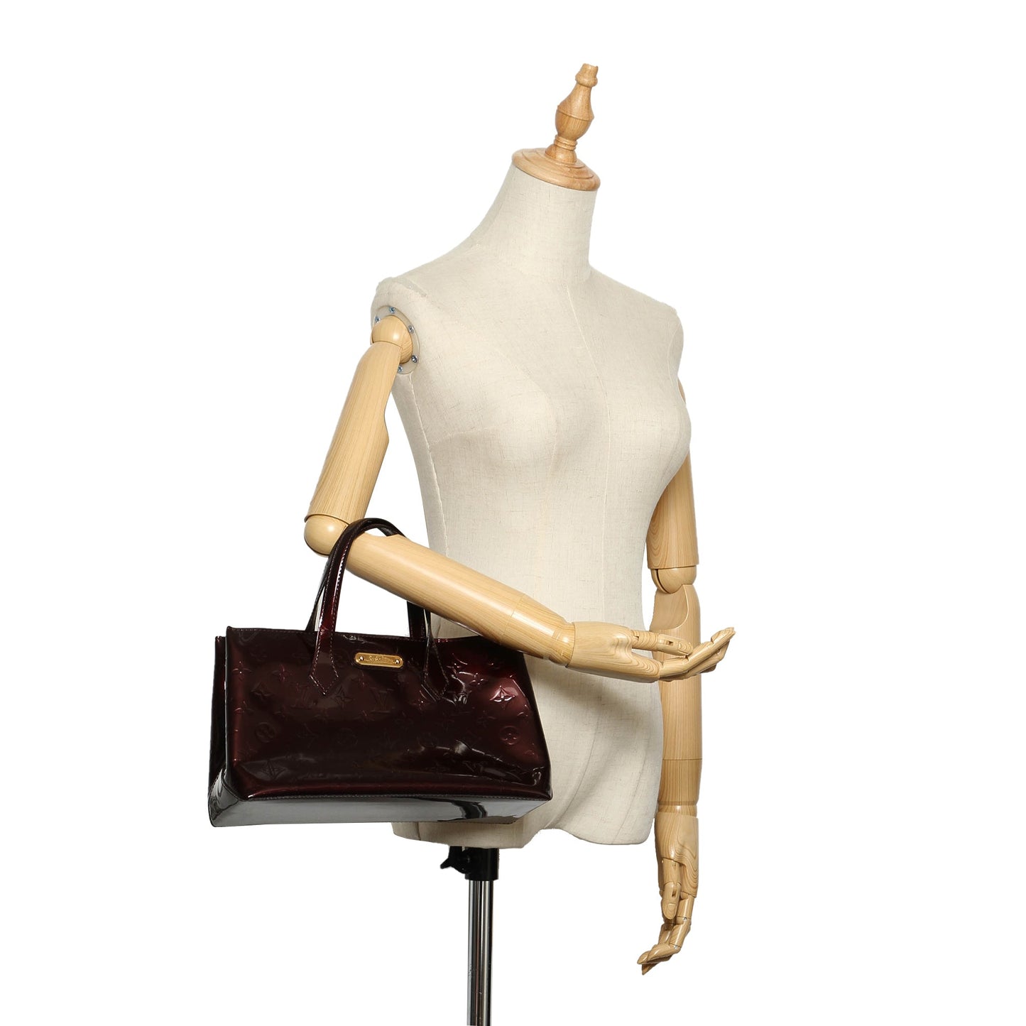 Louis-Vuitton Vernis Wilshire PM Purple