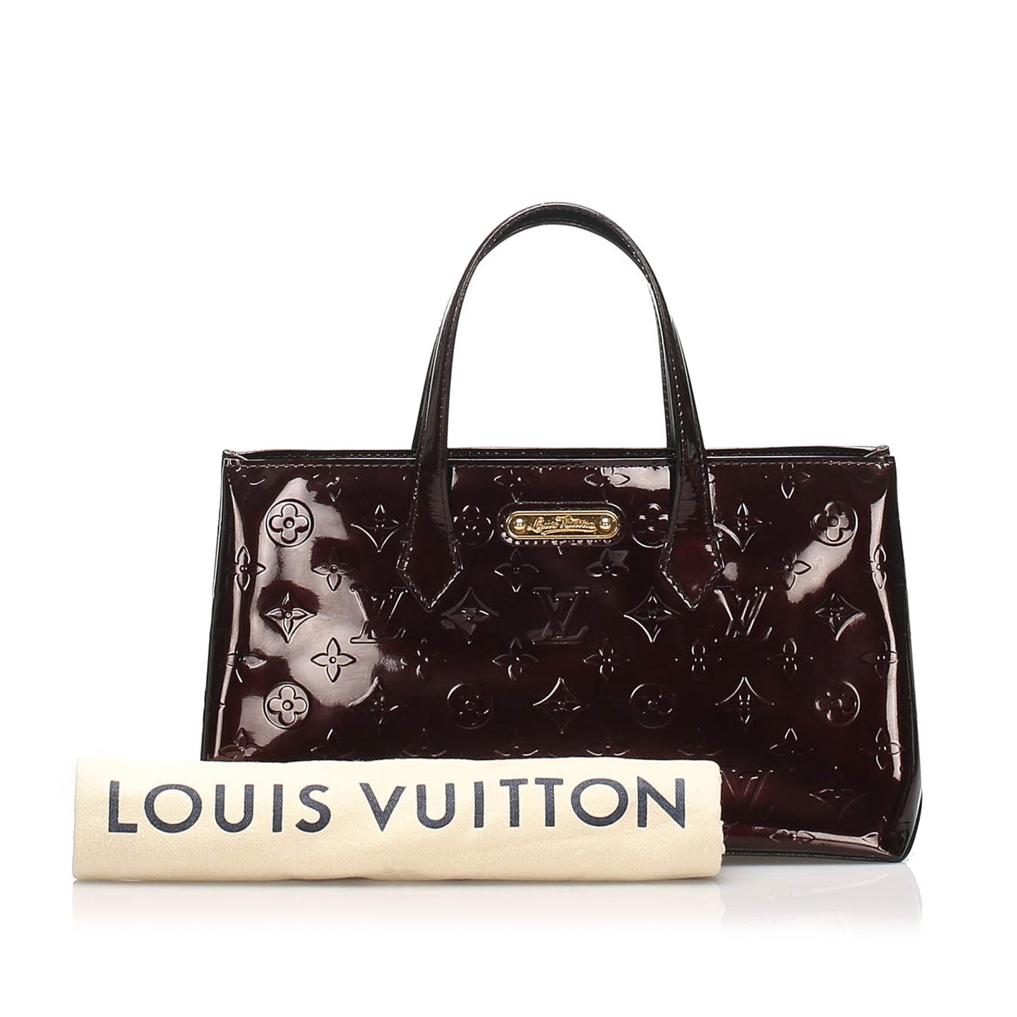 Louis-Vuitton Vernis Wilshire PM Purple