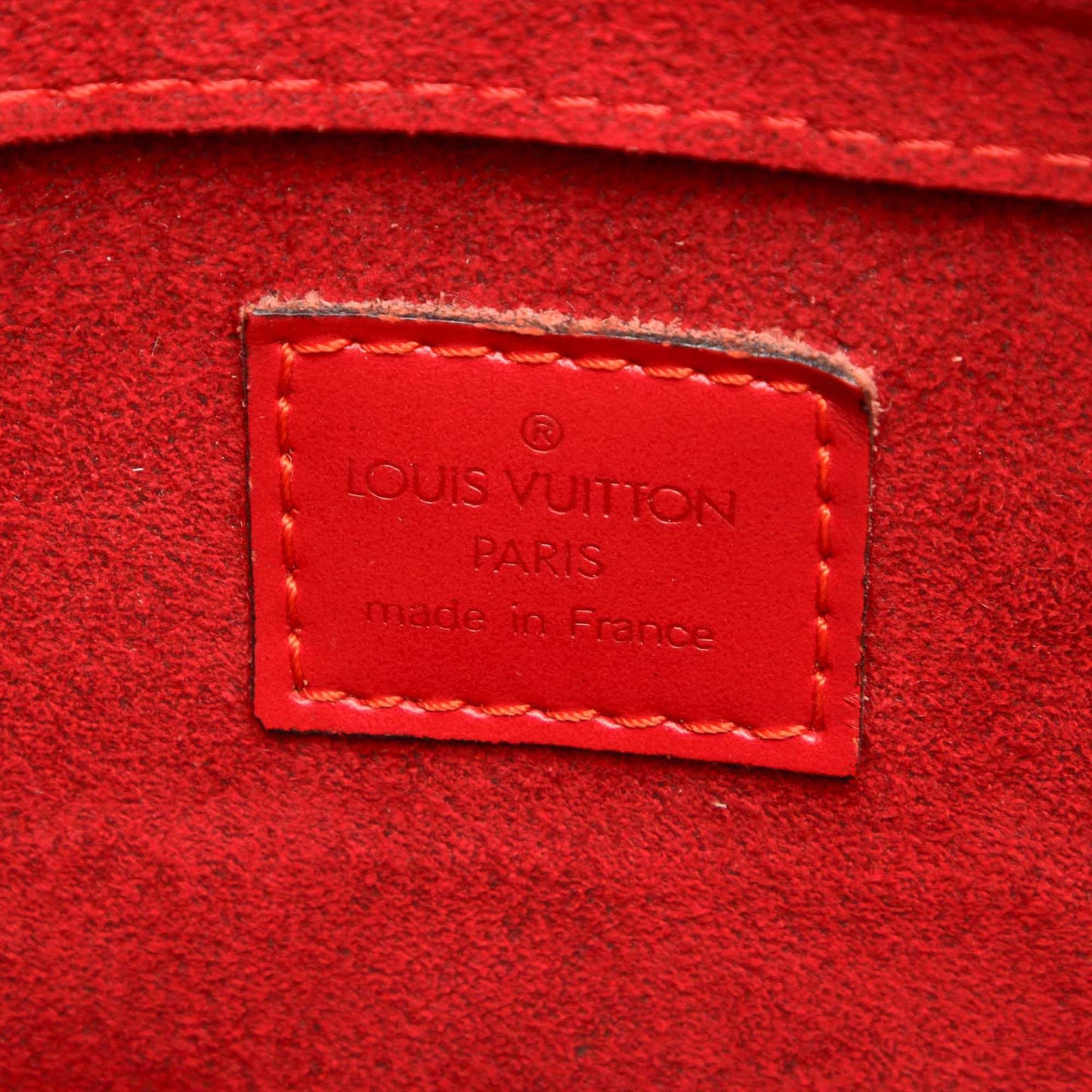 Louis-Vuitton Epi Pont Neuf Tote in Red