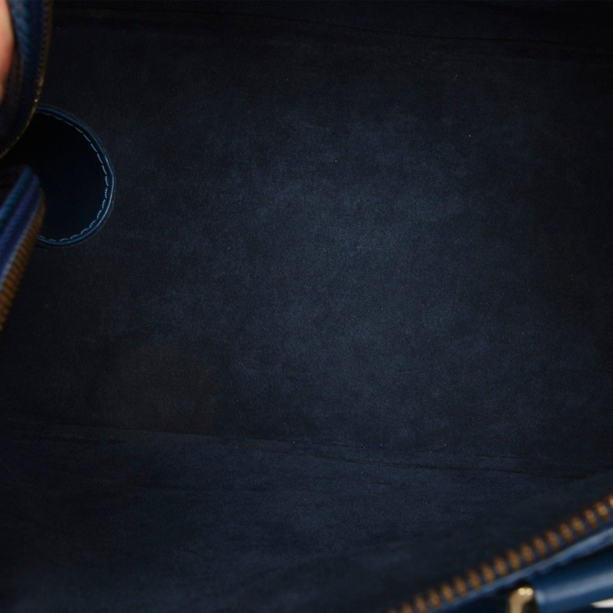 Louis-Vuitton Blue Epi Alma PM