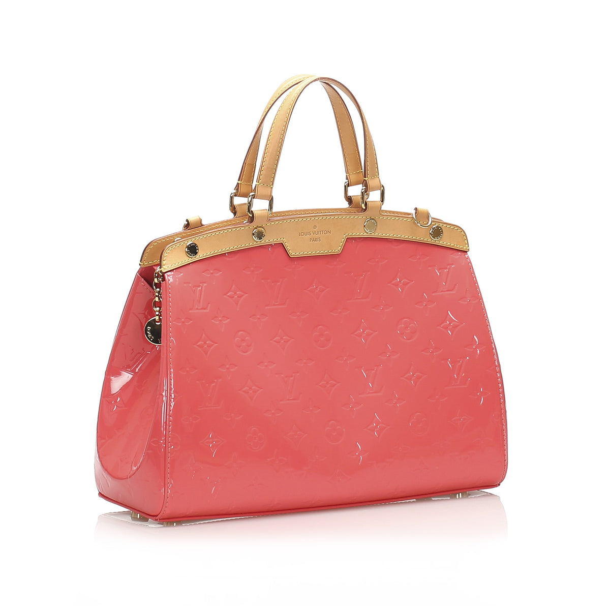 Louis-Vuitton Coral Vernis Brea MM Bag