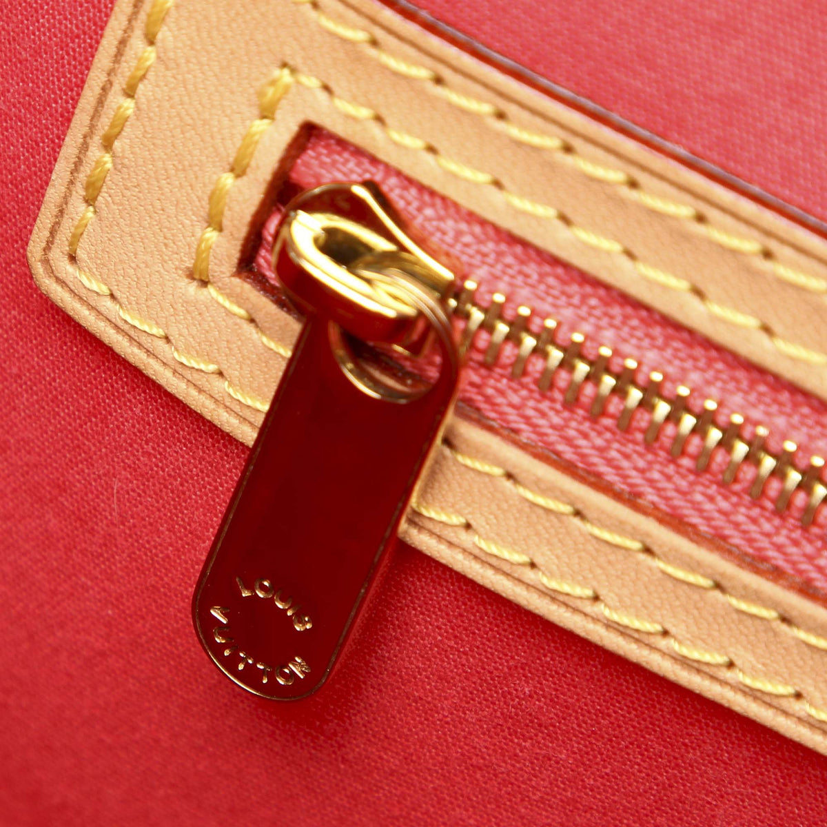 Louis-Vuitton Coral Vernis Brea MM Bag