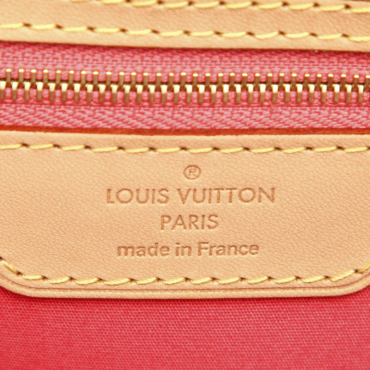 Louis-Vuitton Coral Vernis Brea MM Bag