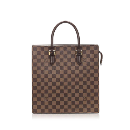 Louis-Vuitton Damier Ebene Venice Sac Plat Brown