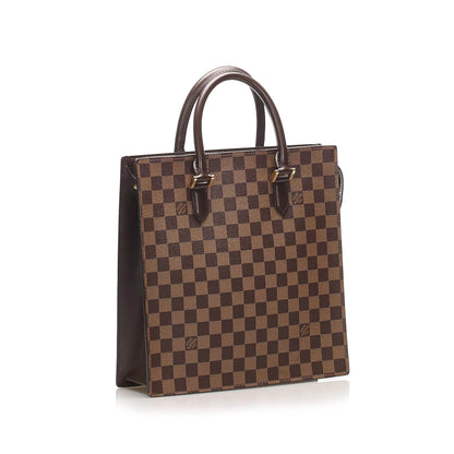 Louis-Vuitton Damier Ebene Venice Sac Plat Brown