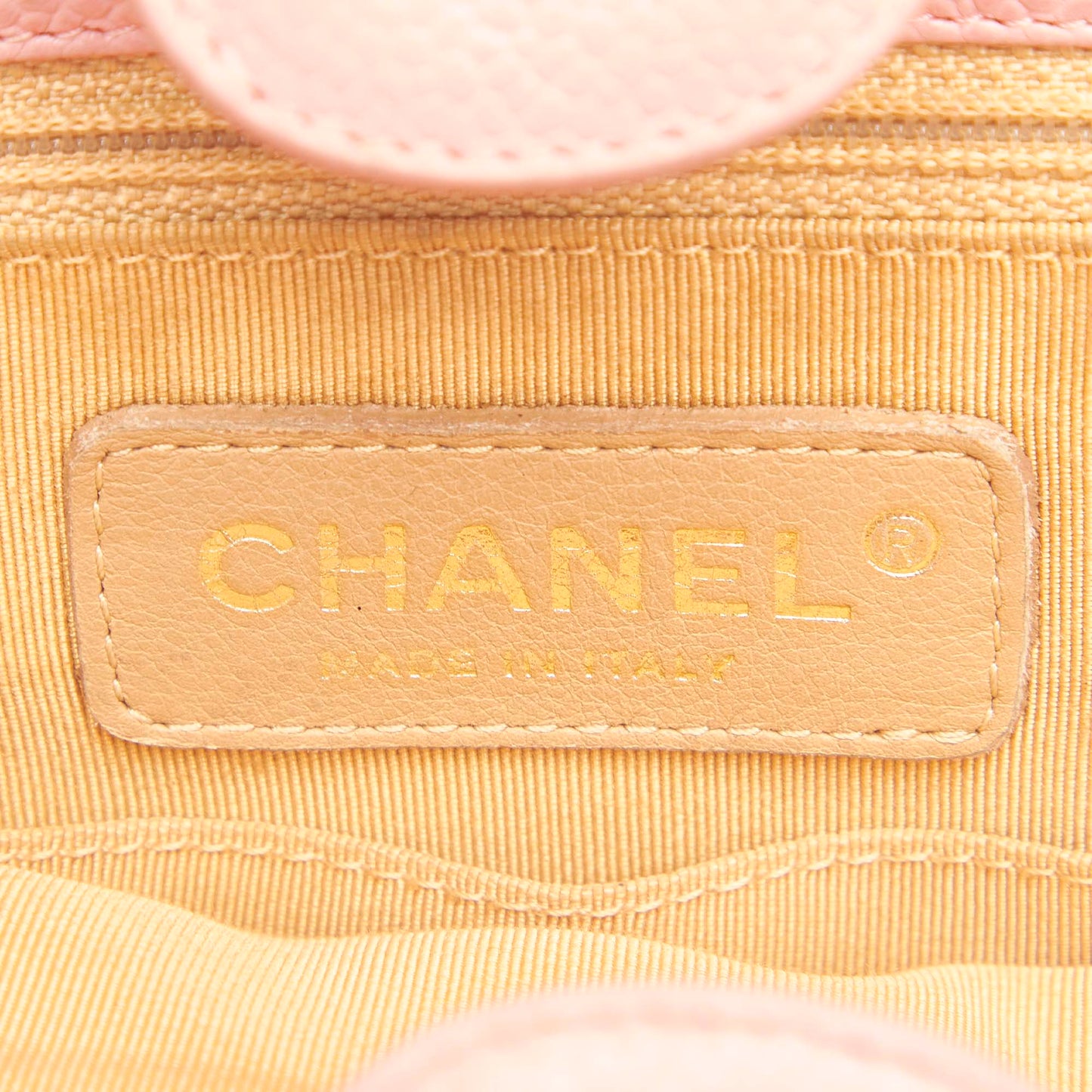 CC Caviar Leather Petite Shopping Tote Bag in Pink with SHW