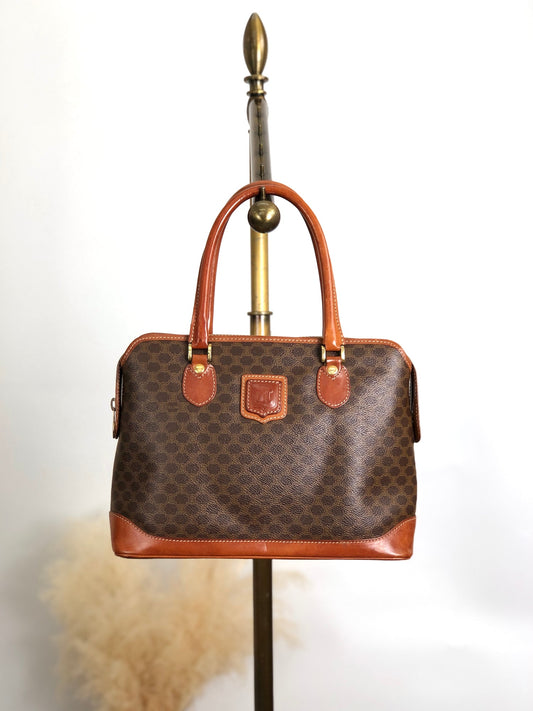 CELINE  Handbag Brown Vintage yry5hb
