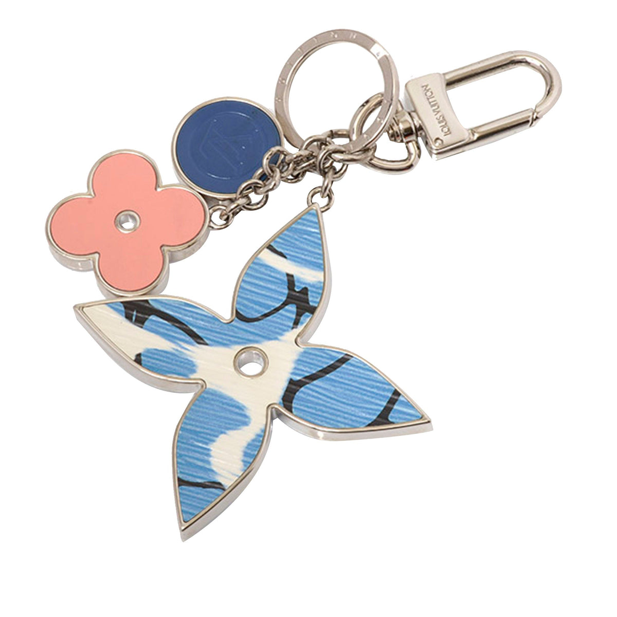 Louis-Vuitton Epi Aqua Flower Charm