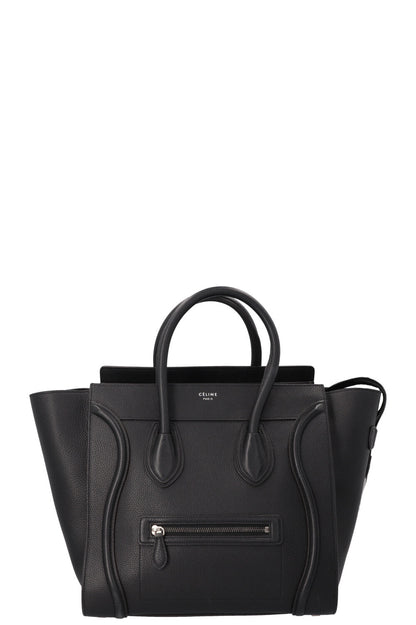 CÉLINE Mini Luggage Tote Bag Black