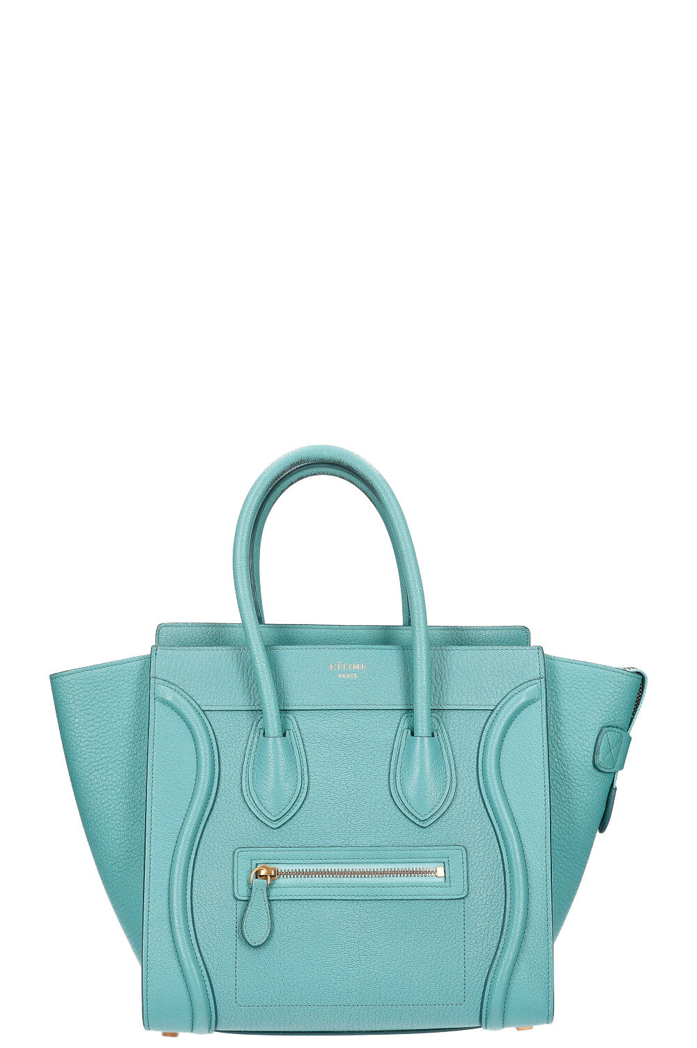 CÉLINE Micro Luggage Turquoise Micro