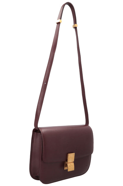 CÉLINE Classic MEDIUM Box Bag Burgundy